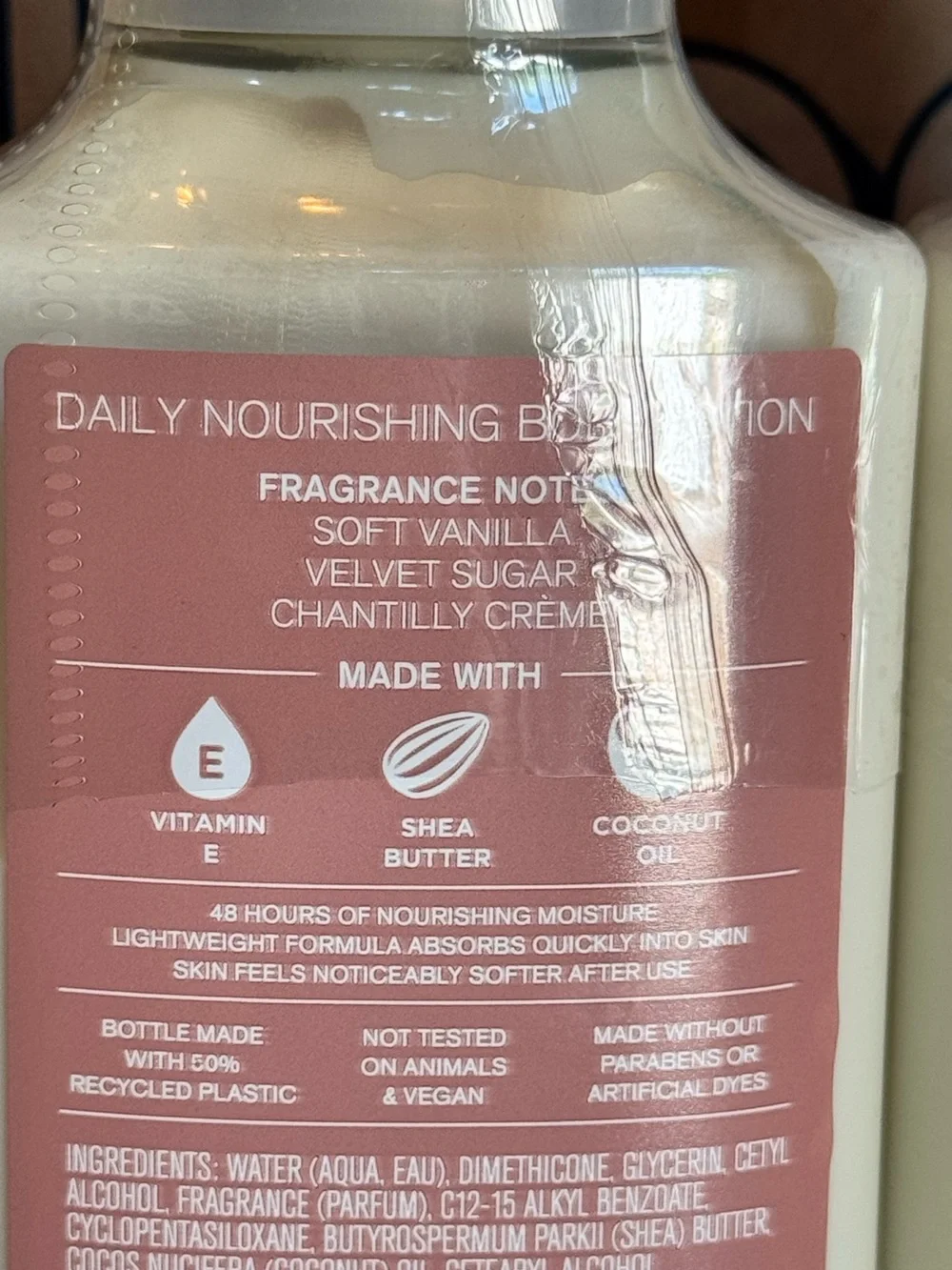 NEW B&BW Sealed Wrapped In Vanilla Body Lotion